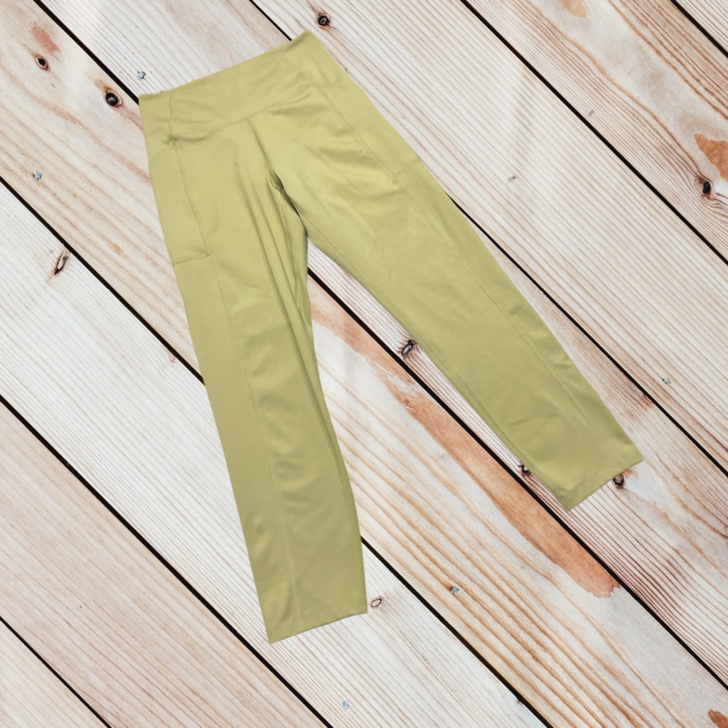 Girlfriend Collective S Pear Shade High Rise Side Pocket Leggings